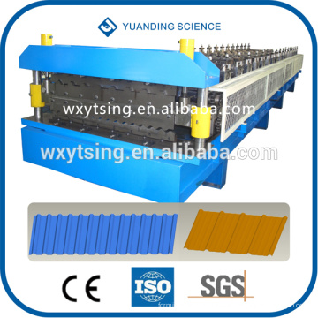 Passed CE und ISO YTSING-YD-6613 Automatische SPS-System Double Layer Roofing Fliesen Roll Forming Machine